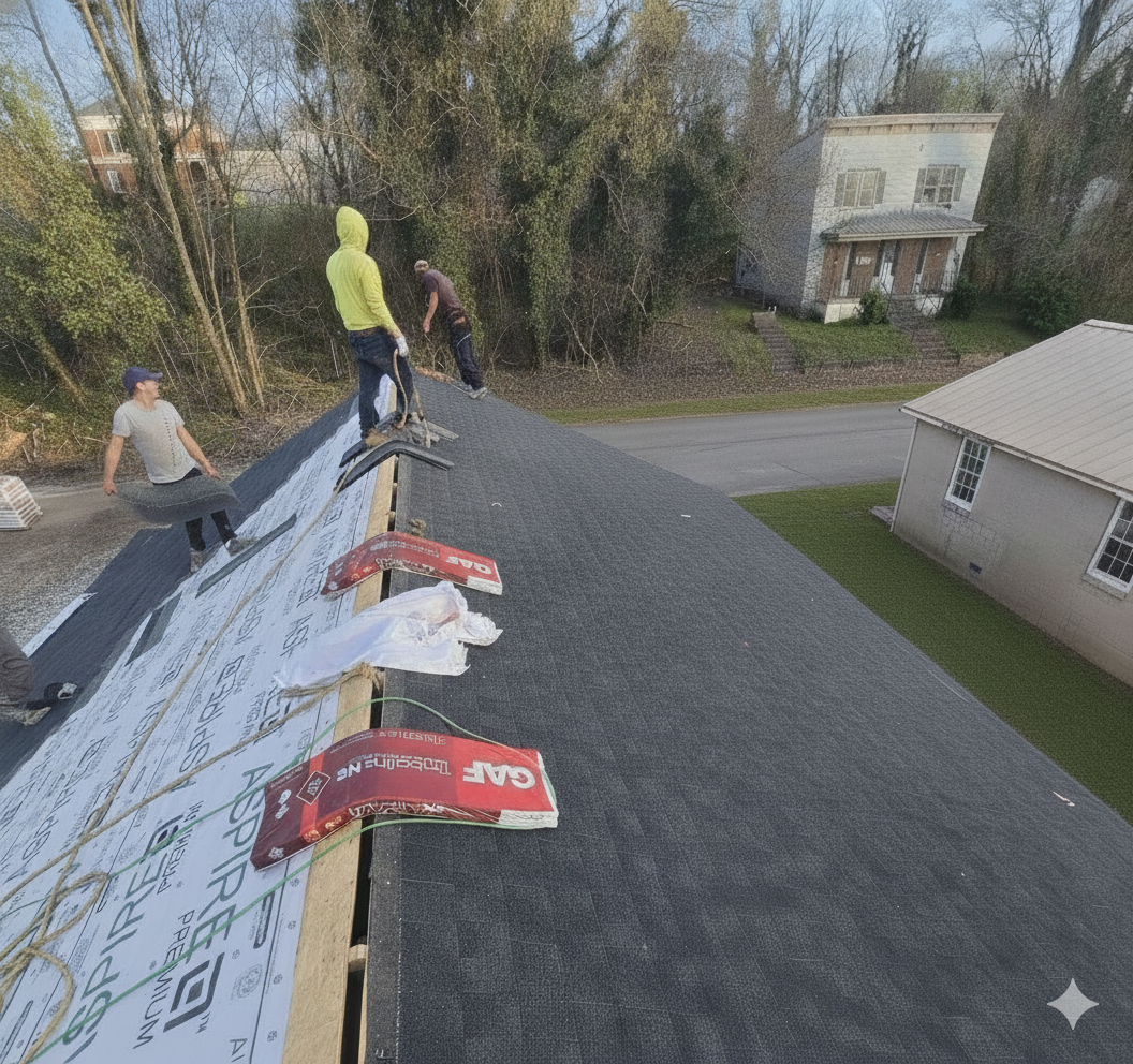 D&D Construction job site